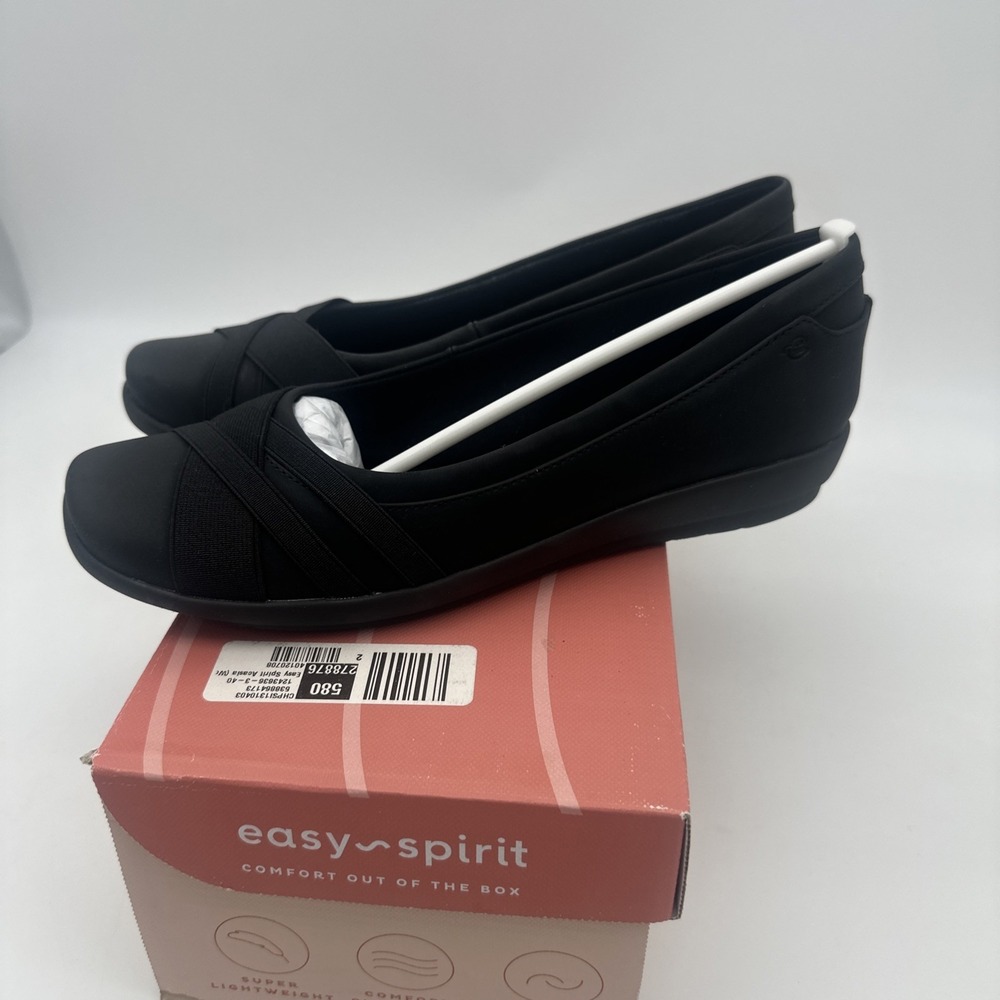 Easy Spirit Slip-on Ballet Flats Acasia Black Size 9 NIB - Picture 4 of 5